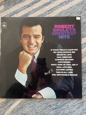 3/$25 Robert Goulet's Greatest Hits Vinyl LP - 60’s Pop